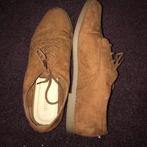 Brown Suede Women’s Oxfords